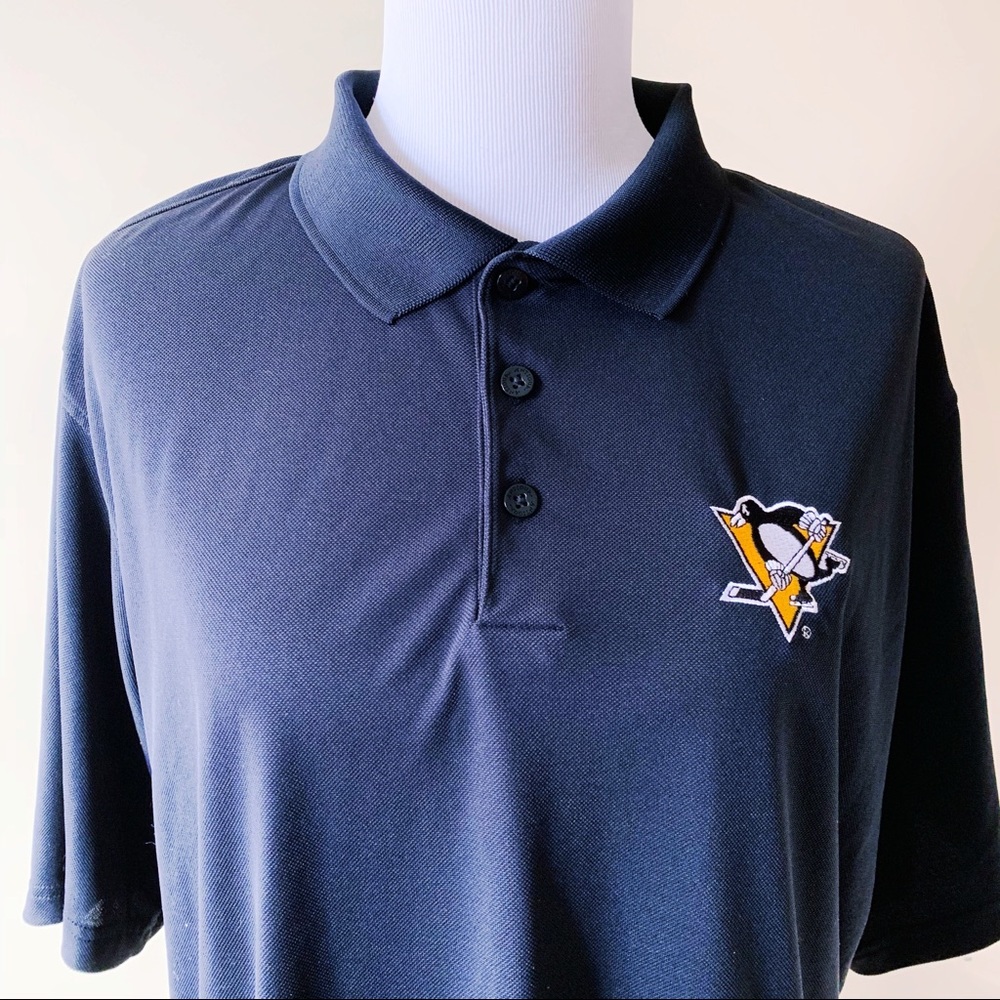 Mens Pittsburgh Penguins Polo - Picture 2 of 5